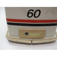 OMC Top Engine Cowl Motor Cover Hood 60 HP Evinrude Johnson Outboard