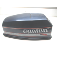 OMC Top Engine Cowl Motor Cover Hood 40 HP VRO Evinrude Johnson Outboard
