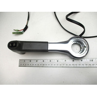 Yamaha Outboard 704 Chrome Top Mount Binnacle Remote Control Handle W/ Trim