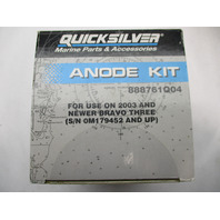 97-888761Q04 Mercruiser Bravo III SN #0M179452 & Up Aluminum Anode Kit