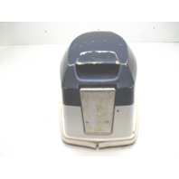 0281008 Top Cowl Motor Cover Electric Start Johnson Evinrude 35 HP Blue