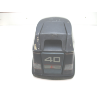 OMC Top Engine Cowl Motor Cover Hood 40 HP VRO Evinrude Johnson Outboard