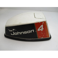 0387335 Johnson Seahorse Outboard 4 HP Top Cowl Motor Cover Engine Cowling Hood