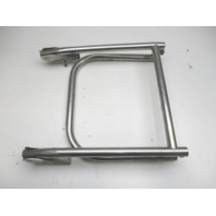 Marine Boat Rear Stern Boarding Ladder 2 Step Stainless Steel 26.5" L x 13.5" W