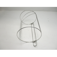 Marine Boat Stainless Steel Single Fender Holder Rack Basket 17" L x 9" W
