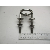 USED Stainless Steel Marine Boat Ski Tow Rope Hook Eye 2 1/2" Diameter