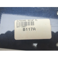 BAY13897 US Marine Bayliner Boat Outboard Reinforcement Plate 14" x 3"