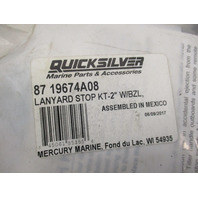OEM Mercury Safety Switch and Lanyard Stop Kit 2" with Bezel 19674A08