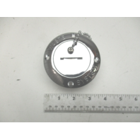 Stainless Marine Boat Waste Deck Plate & Cap 2" Hose