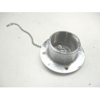 Stainless Marine Boat Waste Deck Plate & Cap 2" Hose