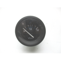 Teleflex 30130 Boat Volt Gauge Black Face / Bezel White Needle W/ Bracket