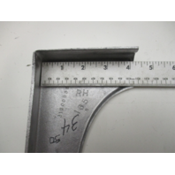 Replacement Pontoon Boat Deck Corner Cap RH Chrome 7 1/2" X 4" Cast 165