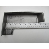 Replacement Pontoon Boat Deck Corner Cap LH Chrome 6 1/2"  X 4" Cast 123