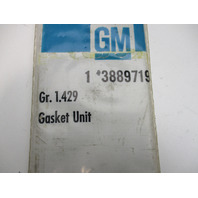 3889719 GM Oil Pan Gasket Set OMC Mercury Mercruiser Sterndrive Engines