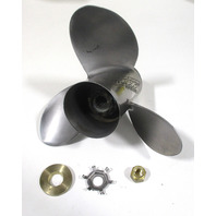 16990A40 Laser II SS 13.25 X 20 P Prop Mercury 75-140HP RIght Hand with Hardware