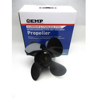 EMP 12.5 X 19 Pitch D Hub Kit Style Aluminum 4 Blade Prop  4 1/4" Gearcase