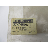 37-70658A1 69447A1 NEW Quicksilver Decal Set Mercury Mariner