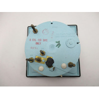 NOS US Marine Square 6k Tach Tachometer 1980s Bayliner Capri OMC 4 Cyl 120 Only