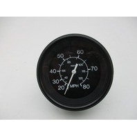Teleflex Boat Speedometer 81511 80 MPH 3 1/4 Inch Black