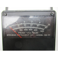 Stevens Instrument Co. CD 77 Analog Peak Voltage/DVA Meter Marine Boat Parts
