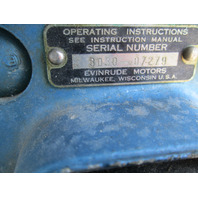 Vintage Antique Evinrude 3HP Light Twin 3D30-07279 SIEZED for Parts or Rebuild