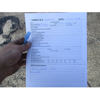 Vintage Antique Evinrude 3HP Light Twin 3D30-07279 SIEZED for Parts or Rebuild