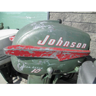 Vintage Antique Johnson 15 Hp Outboard  QD-15 1168186 Turns Over & Shifts