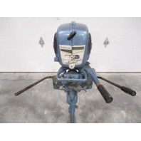 Vintage Antique Evinrude Fleetwin 1956 Outboard Motor Complete Can Run Easily!