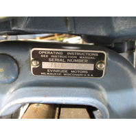 Vintage Antique Evinrude Fleetwin 1956 Outboard Motor Complete Can Run Easily!