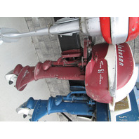 Vintage Antique Johnson 5.5 HP  CD-14 Outboard 1956 Locked up but lowerShifts