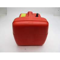 9729A1 Quicksilver Plastic Red Remote Portable Marine Gas Tank 3 Gallons