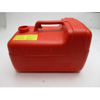 9729A1 Quicksilver Plastic Red Remote Portable Marine Gas Tank 3 Gallons