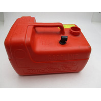 9729A1 Quicksilver Plastic Red Remote Portable Marine Gas Tank 3 Gallons