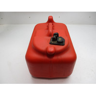 OMC Evinrude Johnson Dura-Tank 6 Gallon Red Plastic Gas Fuel Tank (Missing Cap)