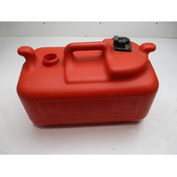 OMC Evinrude Johnson Dura-Tank 6 Gallon Red Plastic Gas Fuel Tank (Missing Cap)