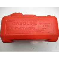 OMC Evinrude Johnson Dura-Tank 6 Gallon Red Plastic Gas Fuel Tank (Missing Cap)