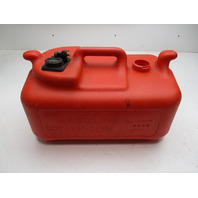 OMC Evinrude Johnson Dura-Tank 6 Gallon Red Plastic Gas Fuel Tank (Missing Cap)