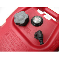 Attwood Plastic Boat Marine Outboard Red Portable Gas Fuel Tank 6 Gallons