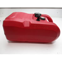 Attwood Plastic Boat Marine Outboard Red Portable Gas Fuel Tank 6 Gallons