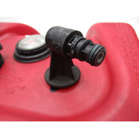 Attwood Plastic Boat Marine Outboard Red Portable Gas Fuel Tank 6 Gallons