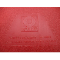 Moeller 9 Gallon Remote Portable Fuel Gas Tank Red Plastic Marine Boat