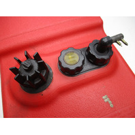 Moeller 9 Gallon Remote Portable Fuel Gas Tank Red Plastic Marine Boat