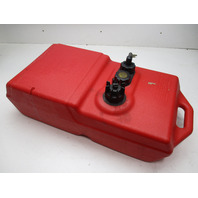 Moeller 9 Gallon Remote Portable Fuel Gas Tank Red Plastic Marine Boat