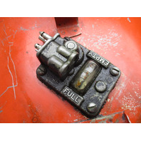 OMC Evinrude Johnson Outboard 6 Gallon Remote Red Metal Gas Tank Fuel Can