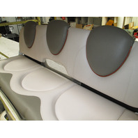 Rear Folding Bench Seat 1850 SportFish Sport Fish Boat Beige 61" Wide 20" Deep 22 Tall