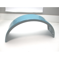 Trailer Fender Teal Painted Steel 32" L x 14" H x 9 1/4" W