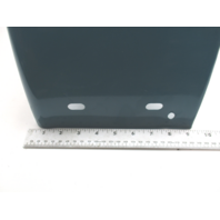 Trailer Fender Teal Painted Steel 32" L x 14" H x 9 1/4" W