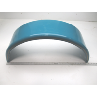 Trailer Fender Teal Painted Steel 32