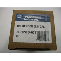 NOS OEM EVINRUDE JOHNSON OMC BRP OIL SENDER 1.8 GAL PN 0763407