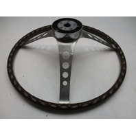 Vintage Boat Ship Stainless Steel 16"Steering Wheel 3 Spoke Standard 3/4" Shaft